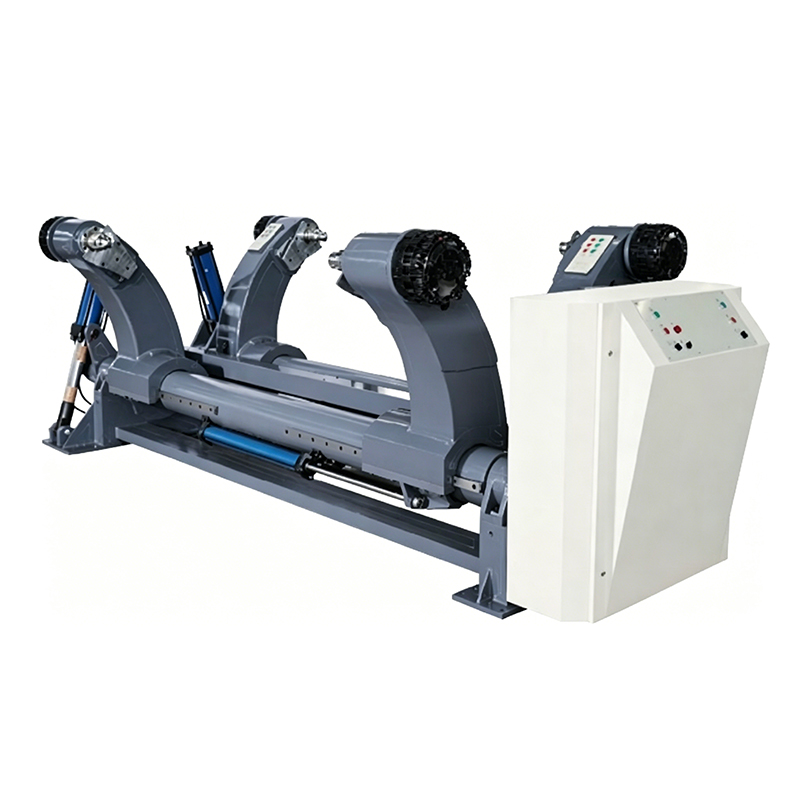 Shaftless electric-hydraulic base paper holder